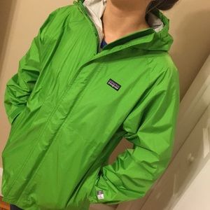 New Green Patagonia Rain Jacket